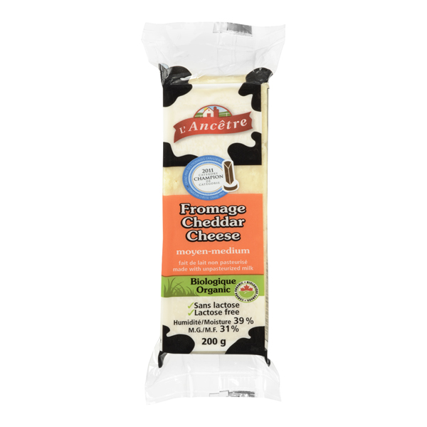LANCETRE ORGANIC CHEDDAR MEDIUM