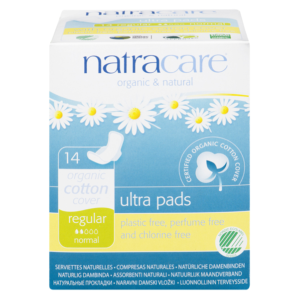 NATRACARE ORGANIC NATURAL ULTRA PADS REGULAR