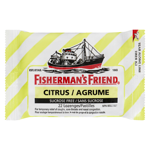 FISHERMANS FRIEND CITRUS SUCROSE FREE