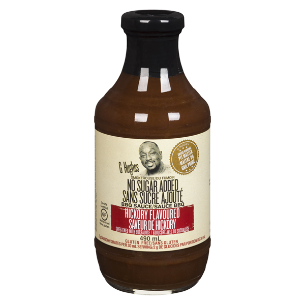 G HUGHES SMOKEHOUSE SUGAR FREE BBQ SAUCE HICKORY