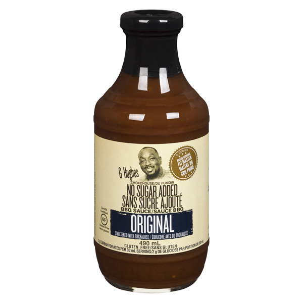 G HUGHES SMOKEHOUSE SUGAR FREE BBQ SAUCE ORIGINAL