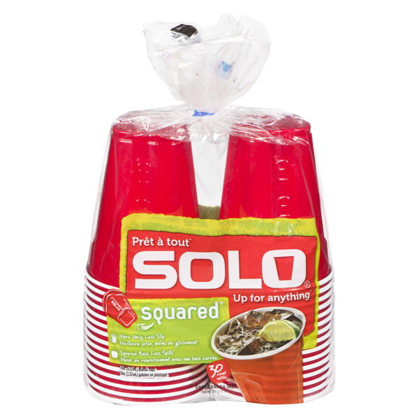 SOLO SQUARED PLASTIC CUPS