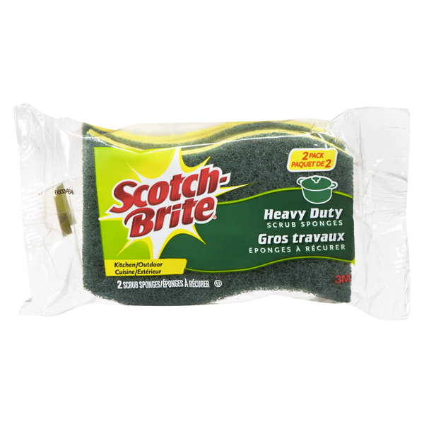 SCOTCH-BRITE HEAVY DUTY SCRUB SPONGES