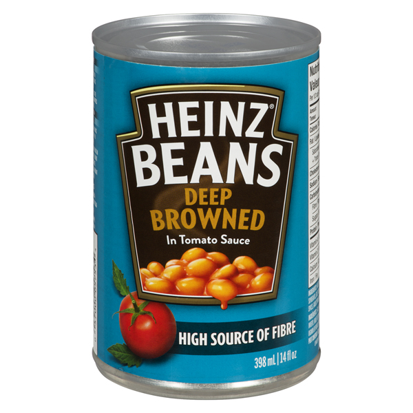 HEINZ BEANS DEEP BROWNED IN TOMATO SAUCE
