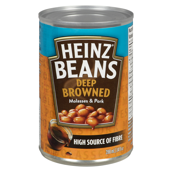 HEINZ BEANS DEEP BROWNED MOLASSES & PORK