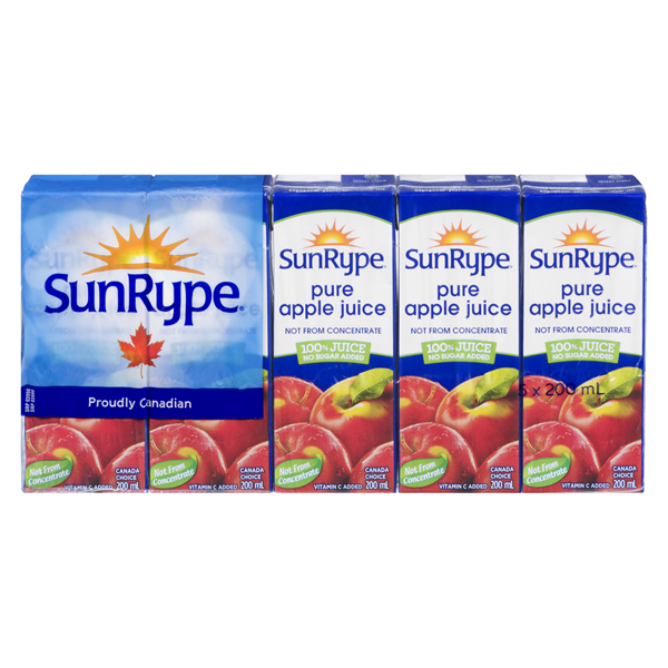 SUN-RYPE 100% JUICE PURE APPLE JUICE