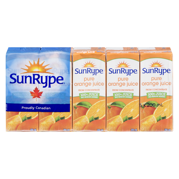 SUN RYPE 100% JUICE PURE ORANGE JUICE