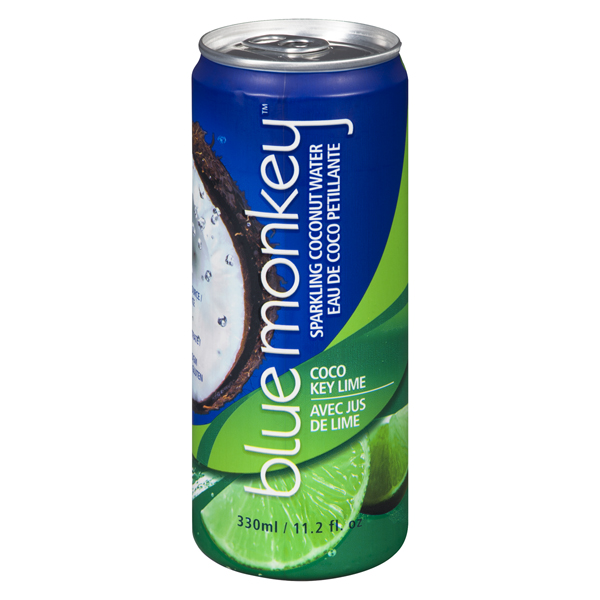 BLUE MONKEY SPARKLING COCONUT WATER COCO KEY LIME