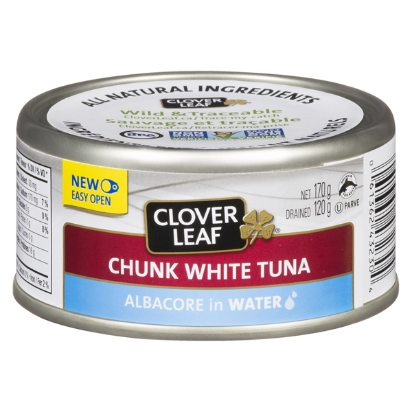 CLOVER LEAF CHUNK WHITE TUNA ALBACORE IN WATER