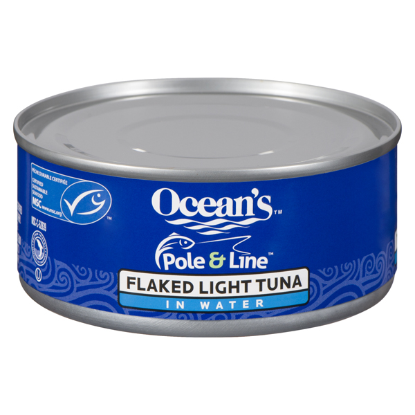 OCEANS POLE & LINE FLAKED LIGHT TUNA