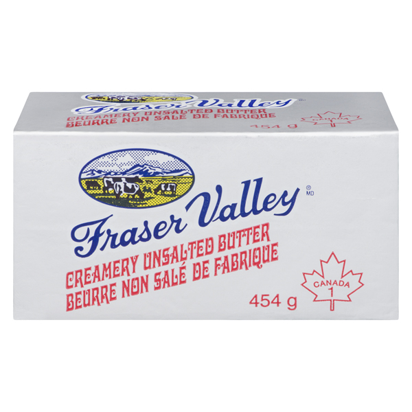 FRASER VALLEY CREAMERY BUTTER UNSALTED