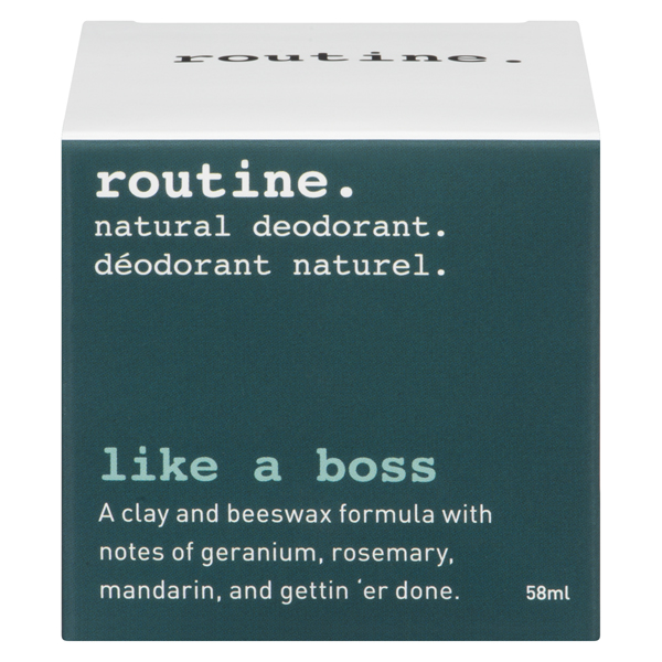 ROUTINE LIKE A BOSS NATURAL DEODORANT
