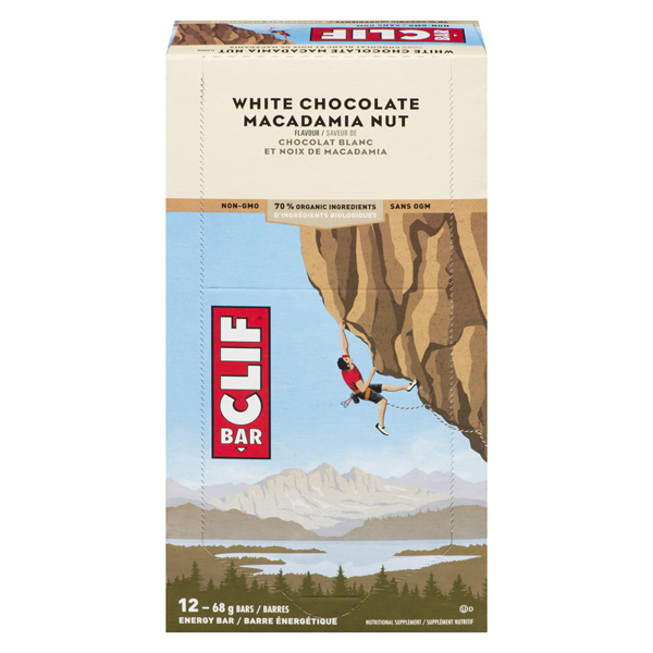 CLIF BAR WHITE CHOCOLATE MACADAMIA NUT
