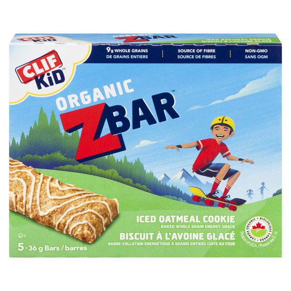 CLIF KID ZBAR ORGANIC ICED OATMEAL COOKIE