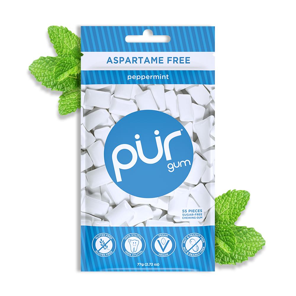 PUR PEPPERMINT GUM