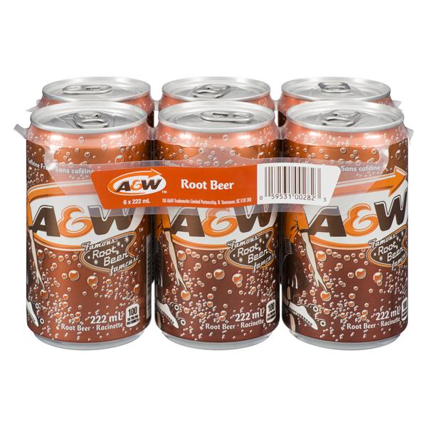 A&W ROOT BEER MINI CANS