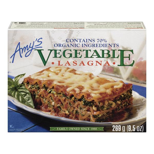 AMYS VEGETABLE LASAGNA