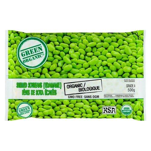 GREEN ORGANIC VEGETABLES SHELLED SOYBEANS EDAMAME