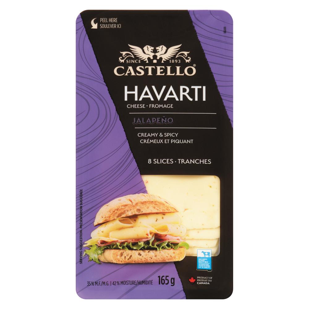 ARLA CASTELLO SLICED JALAPENO HAVARTI CHEESE