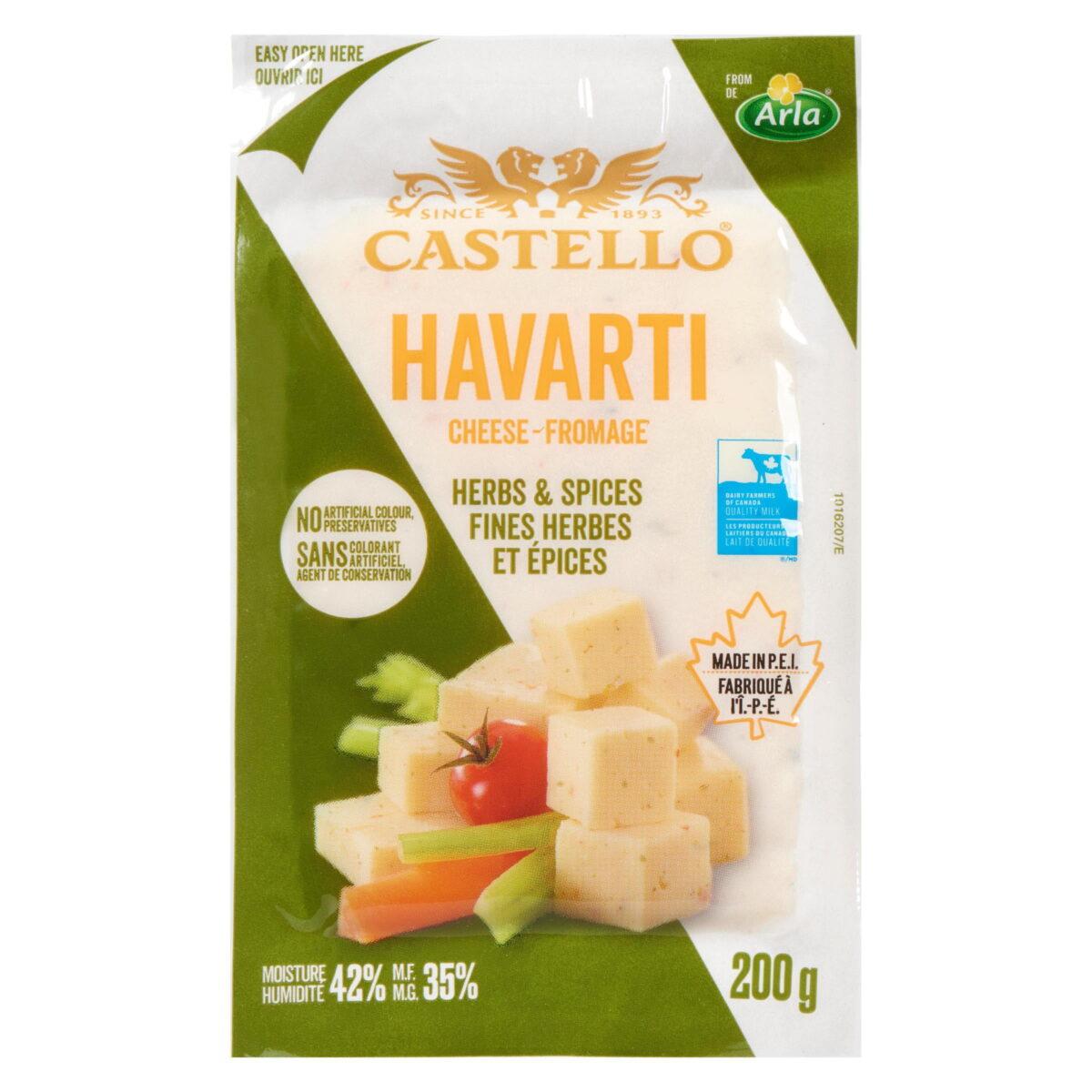 ARLA CASTELLO HAVARTI CHEESE HERBS & SPICES