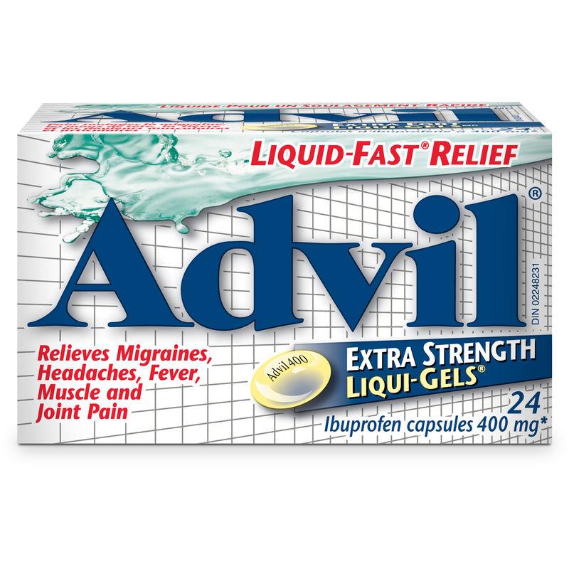 ADVIL IBUPROFEN LIQUID GEL EXTRA