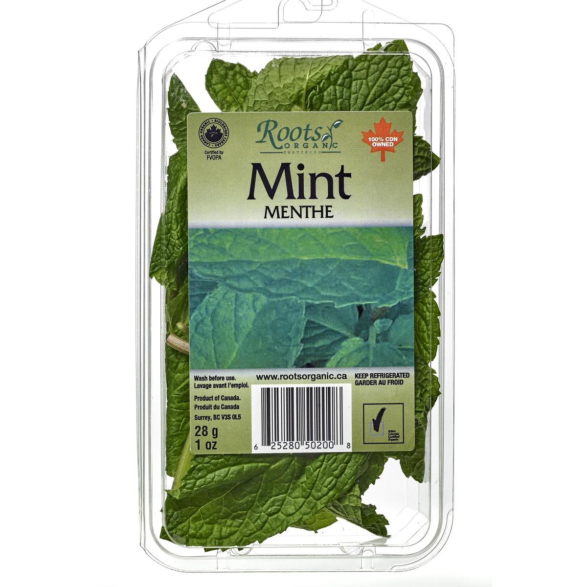 HERB, MINT, ROOTS ORGANIC