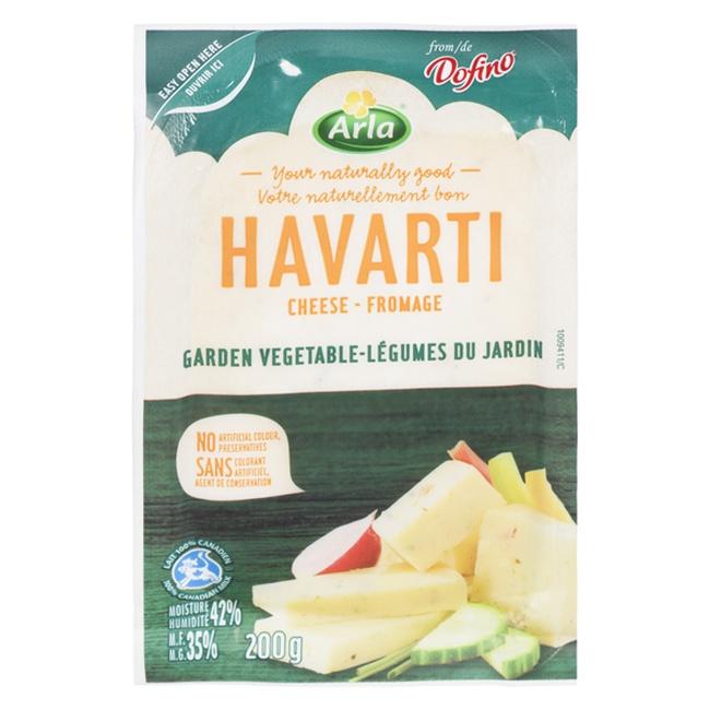 ARLA CASTELLO HAVARTI GARDEN VEGETABLE