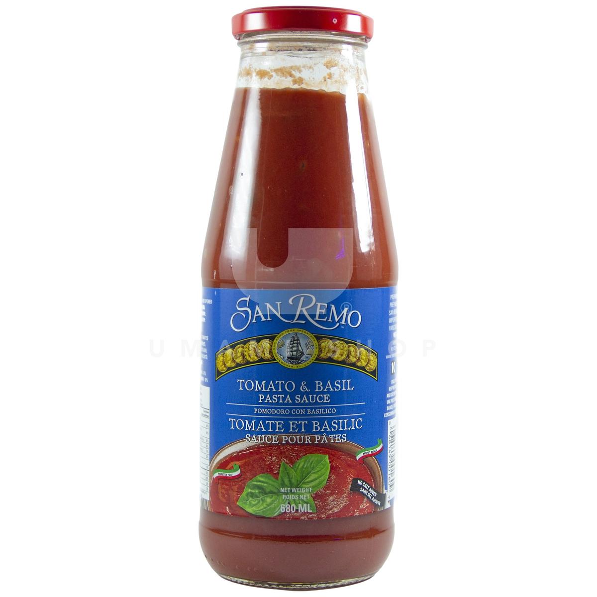 SAN REMO TOMATO & BASIL PASTA SAUCE