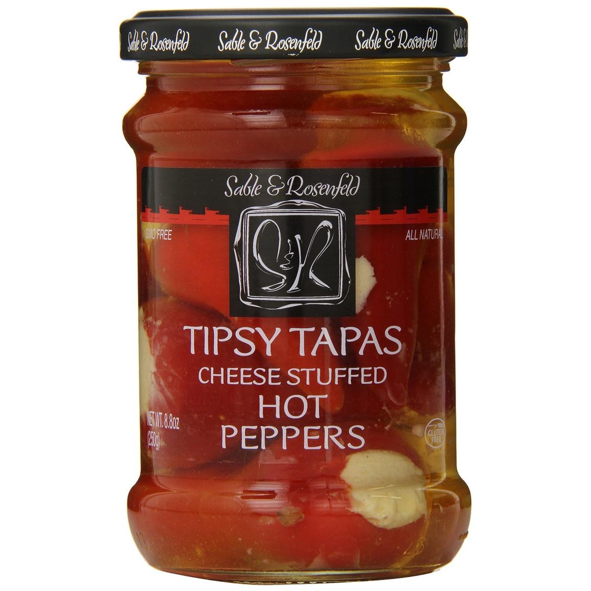 SABLE & ROSENFELD TIPSY TAPAS CHEESE STUFFED HOT PEPPERS