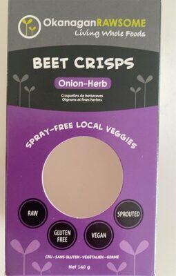 OKANAGAN RAWSOME BEET CRISPS ONION HERB