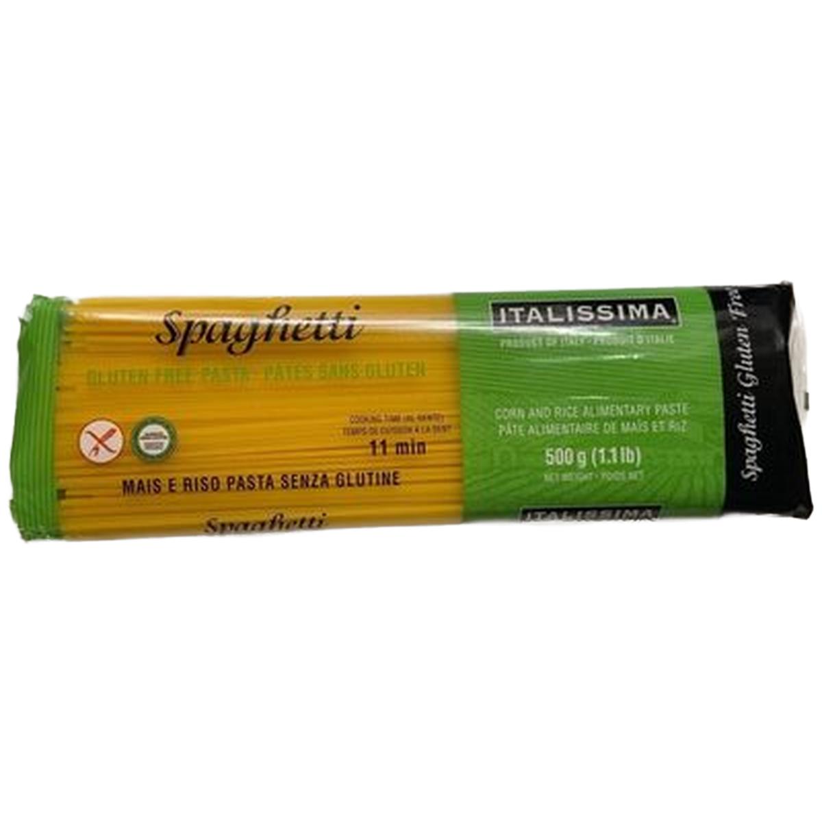 ITALISSIMA SPAGHETTI PASTA GLUTEN FREE