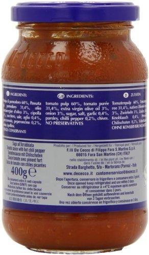 DE CECCO ARRABBIATA PASTA SAUCE