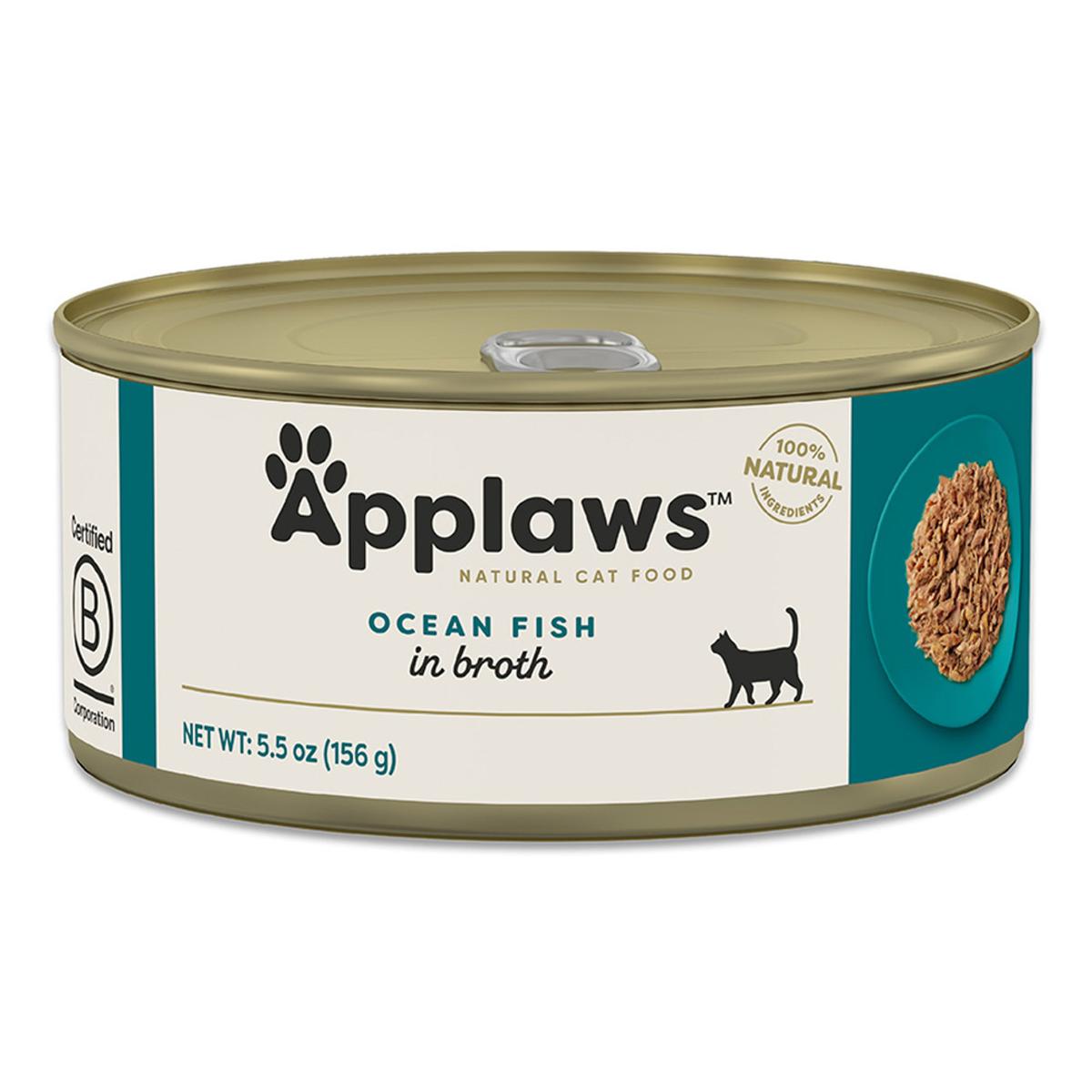 Applaws Ocean Fish In Broth Canned Cat Food