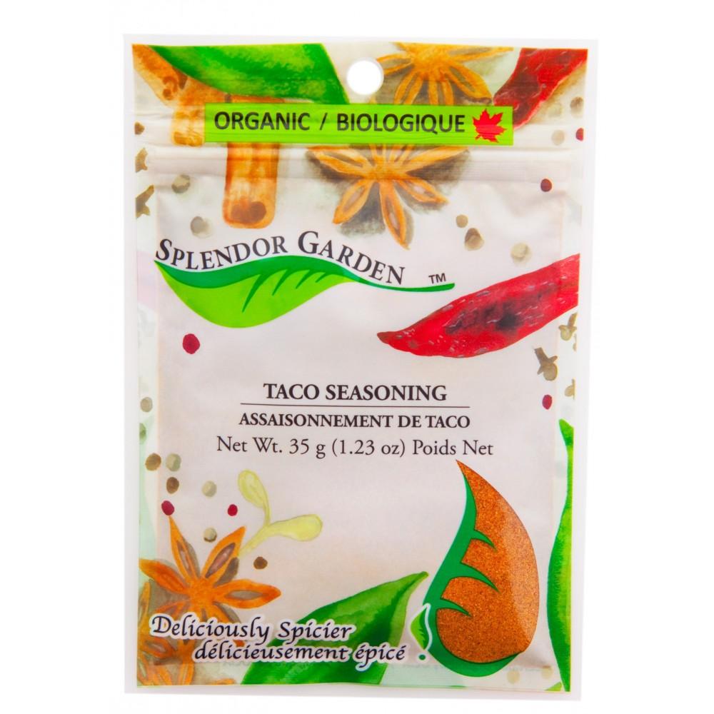SPLENDOR GARDEN ORGANIC TACO SEASONING