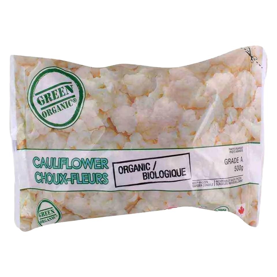 GREEN ORGANIC VEGETABLES CAULIFLOWER