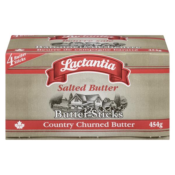 LACTANTIA SALTED BUTTER STICKS 4PK