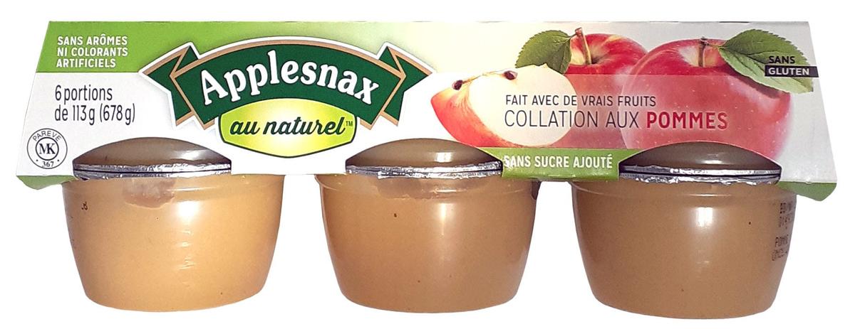 APPLESNAX UNSWEETENED APPLE SAUCE