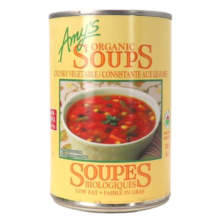AMYS ORGANIC SOUP CHUNKY VEGETABLE
