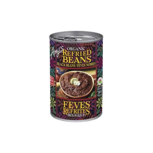 AMYS ORGANIC REFRIED BLACK BEANS