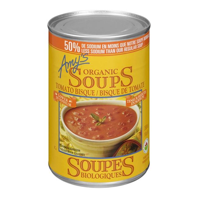 AMYS ORGANIC SOUP TOMATO BISQUE 50% LESS SODIUM