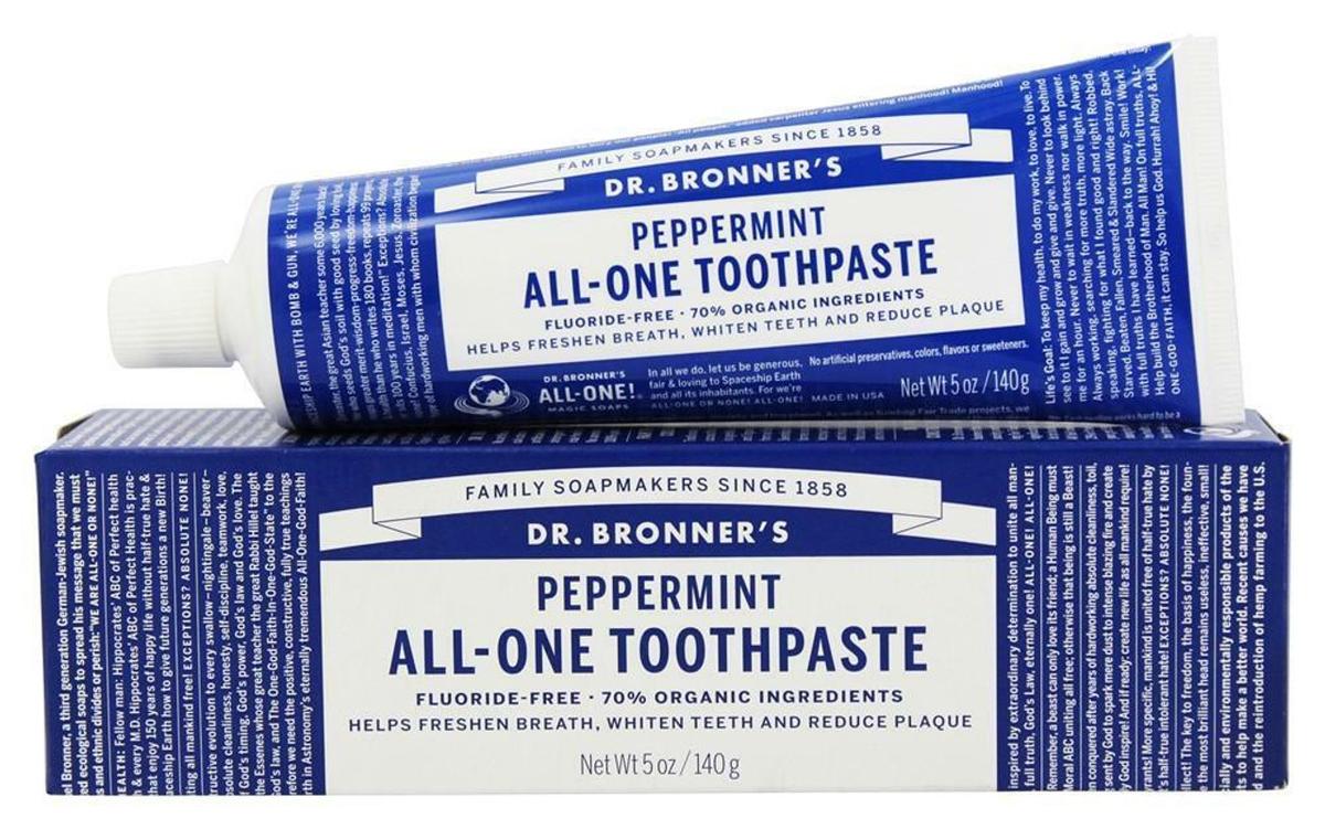 DR BRONNERS ALL-ONE TOOTHPASTE PEPPERMINT