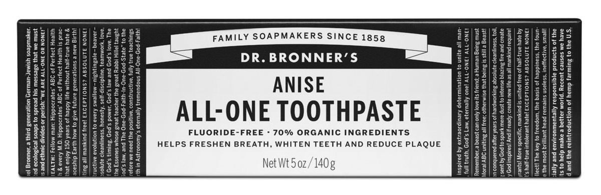 DR BRONNERS ALL-ONE TOOTHPASTE ANISE