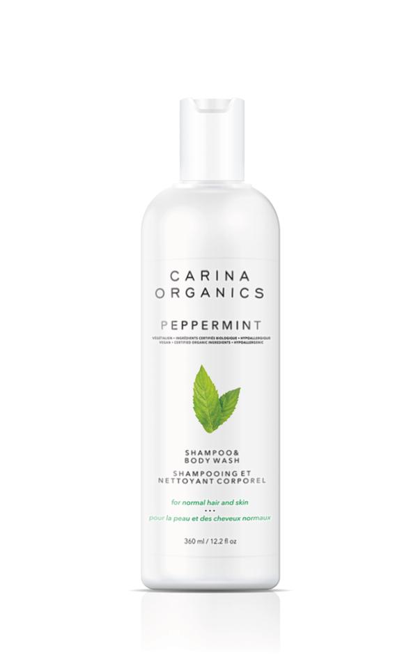 CARINA ORGANICS ORG PEPPERMINT SHAMPOO & BODY WASH