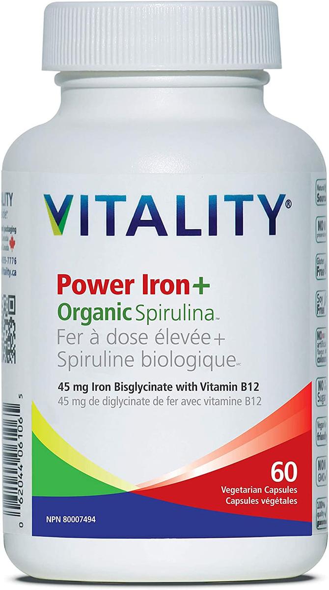 VITALITY POWER IRON & ORGANIC SPIRULINA