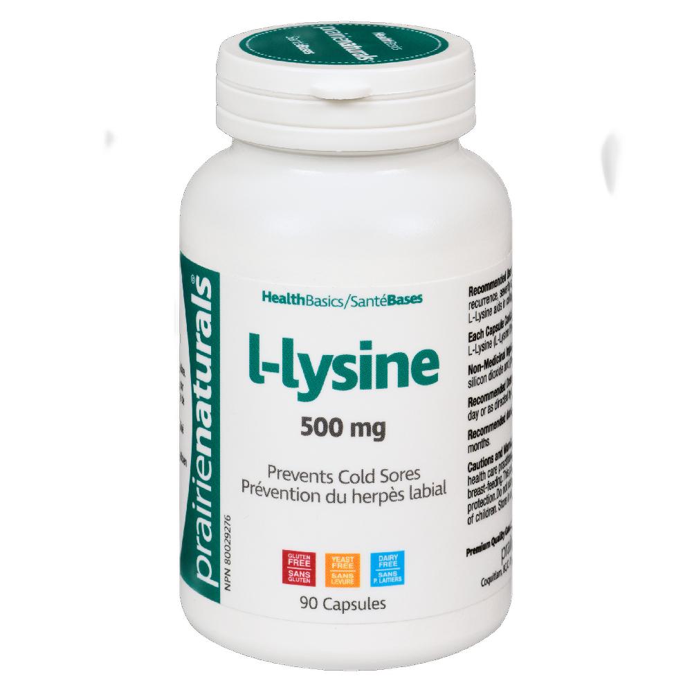 PRAIRIE NATURALS L-LYSINE 500mg