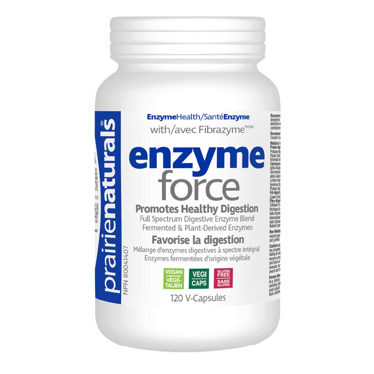PRAIRIE NATURALS ENZYME FORCE W/ FIBRAZYME