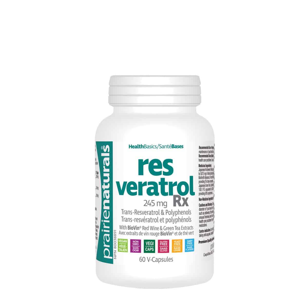 PRAIRIE NATURALS RESVERATROL RX