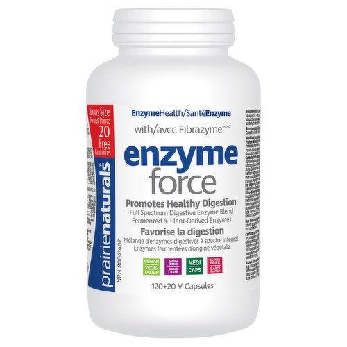 PRAIRIE NATURALS ENZYME-FORCE BONUS SIZE