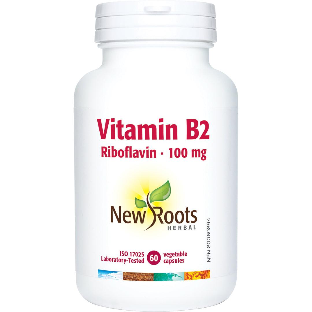 NEW ROOTS VITAMIN B2 RIBOFLAVIN 100mg