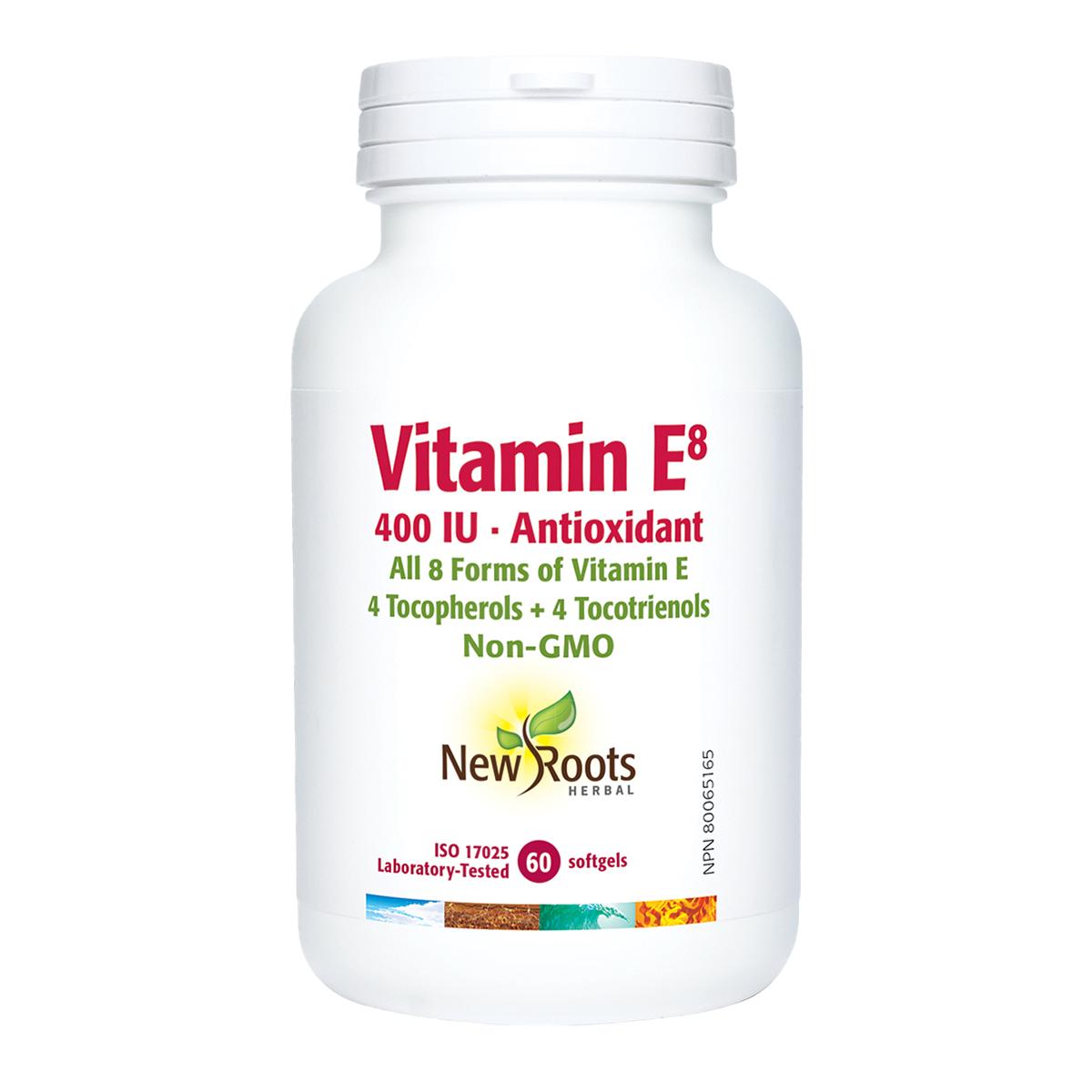 NEW ROOTS VITAMIN E8 400UI- ANTIOXIDANT